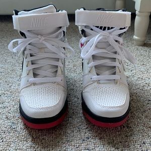 Nike wedge sneaker. Minimal wear.